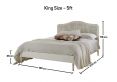 Liberty Rattan Wooden Bed Frame - King Size Bed Frame Only