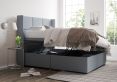 Jane Ottoman Double Linea BlueStone Headboard & Base Only