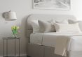 Makayla Classic Non Storage Linea Fog Double Base and Headboard Only