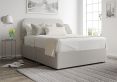 Makayla Classic Non Storage Linea Fog Double Base and Headboard Only