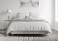Classic Shallow Upholstered Linea Fog Super King Size Base Only