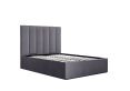 Linea Grey Upholstered Ottoman King Size Bed Frame Only