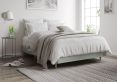 Classic Shallow Upholstered Linea SeaBlue Double Base Only