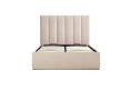 Linea Stone Upholstered Ottoman King Size Bed Frame Only