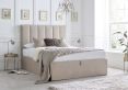 Linea Stone Upholstered Ottoman Double Bed Frame Only