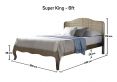 Loire Rattan Bed Frame - LFE - Super King Size Bed Frame Only