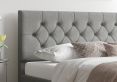 Rimini Ottoman Eire Linen Grey Single Bed Frame Only