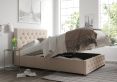 Rimini Ottoman Eire Linen Off White Single Bed Frame Only
