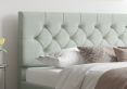 Rimini Ottoman Pastel Cotton Eau De Nil Single Bed Frame Only