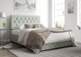 Rimini Ottoman Pastel Cotton Eau De Nil Super King Size Bed Frame Only