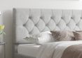 Rimini Ottoman Pastel Cotton Storm Single Bed Frame Only