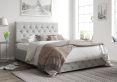 Rimini Ottoman Pastel Cotton Storm Single Bed Frame Only