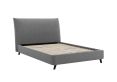 Tranquil Boucle Dove Grey Double Bed Frame