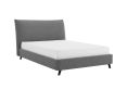Tranquil Boucle Dove Grey Double Bed Frame