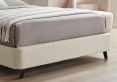 Tranquil Boucle Ivory Double Bed Frame