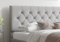 Rimini Ottoman Pastel Cotton Eau De Nil Compact Double Bed Frame Only