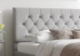 Rimini Ottoman Grey Saxon Twill Single Bed Frame Only