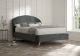 Lunar Upholstered Bed Frame - Double Bed Frame Only - Arran Natural