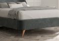 Lunar Upholstered Bed Frame - King Size Bed Frame Only - Savannah Ocean