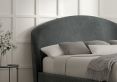 Lunar Upholstered Bed Frame - King Size Bed Frame Only - Savannah Ocean