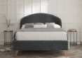 Lunar Upholstered Bed Frame - King Size Bed Frame Only - Savannah Ocean