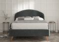 Lunar Upholstered Bed Frame - Double Bed Frame Only - Arran Natural