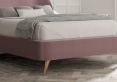 Lunar Upholstered Bed Frame - King Size Bed Frame Only - Velvet Lilac