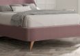 Lunar Velvet Lilac Upholstered Bed Frame Only