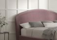 Lunar Upholstered Bed Frame - King Size Bed Frame Only - Velvet Lilac