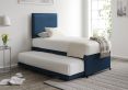 Ellesmere Magic Marine Velvet Upholstered Guest Bed Including Mattresses