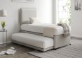 Ellesmere Magic Silver Upholstered Guest Bed Including Mattresses