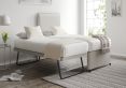 Cheltenham Deluxe Malia Silver Upholstered Guest Bed Including Mattresses