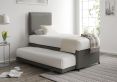 Cheltenham Deluxe Malia Slate Upholstered Guest Bed Including Mattresses