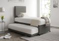 Ellesmere Magic Grey Upholstered Guest Bed Including Mattresses