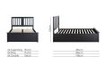 Malmo Beluga Wooden Ottoman Storage Bed - King Size Ottoman Only