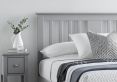 Malmo Grey Wooden Bed Frame Only