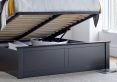 Malmo Beluga Wooden Ottoman Storage Bed - King Size Ottoman Only