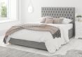 Malton Ottoman Eire Linen Grey Double Bed Frame Only