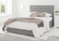 Malton Ottoman Eire Linen Grey King Size Bed Frame Only