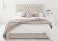 Malton Ottoman Eire Linen Off White Super King Size Bed Frame Only