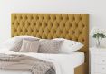 Malton Ottoman Plush Velvet Ochre Compact Double Bed Frame Only