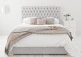 Malton Ottoman Pastel Cotton Storm Compact Double Bed Frame Only