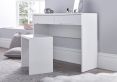 Julian Bowen Manhattan White 2 Drawer Dressing Table With Stool