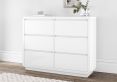 Marlow High Gloss - 6 Drawer Chest - White