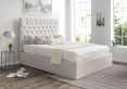 Maxi Arran Natural Upholstered Ottoman Double Bed Frame Only