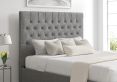Maxi Arran Pebble Upholstered Ottoman Double Bed Frame Only