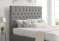 Maxi Arran Pebble Upholstered Ottoman Double Bed Frame Only