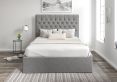 Maxi Arran Pebble Upholstered Ottoman King Size Bed Frame Only