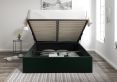 Maxi Hugo Bottle Green Upholstered Ottoman King Size Bed Frame Only