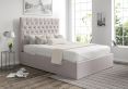 Maxi Hugo Dove Upholstered Ottoman King Size Bed Frame Only